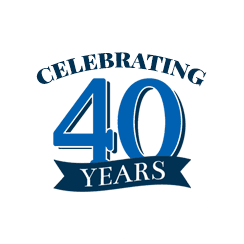 40 year celebration seal